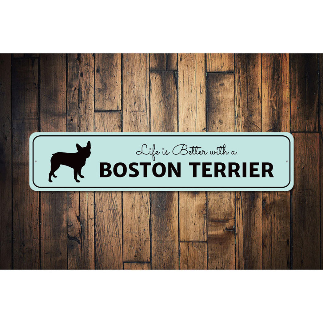 Boston Terrier Life Sign