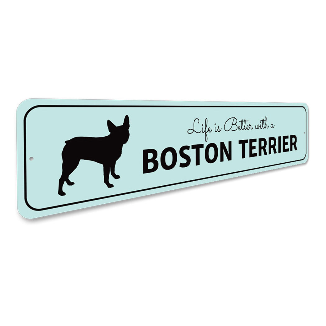 Boston Terrier Life Sign