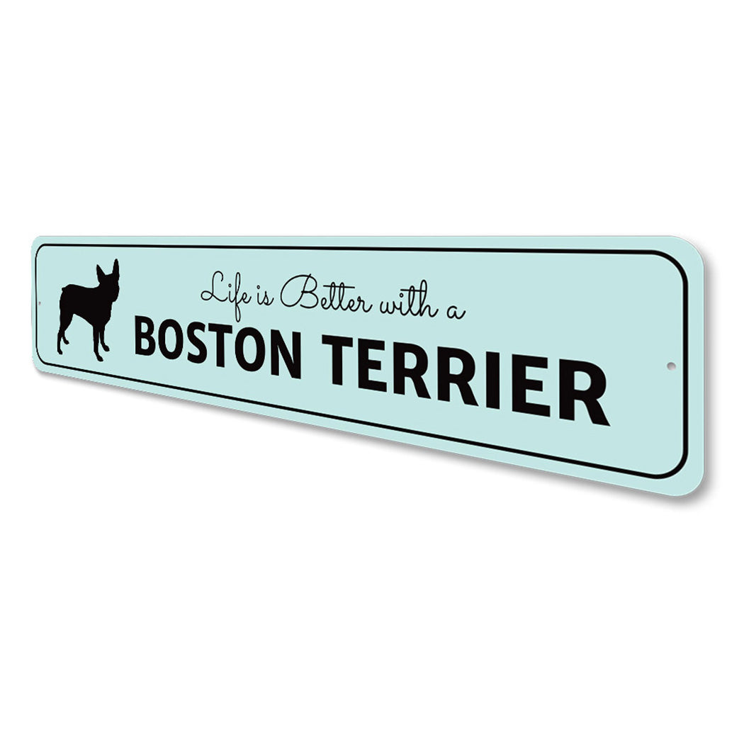 Boston Terrier Life Sign