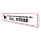 Bull Terrier Home Sign