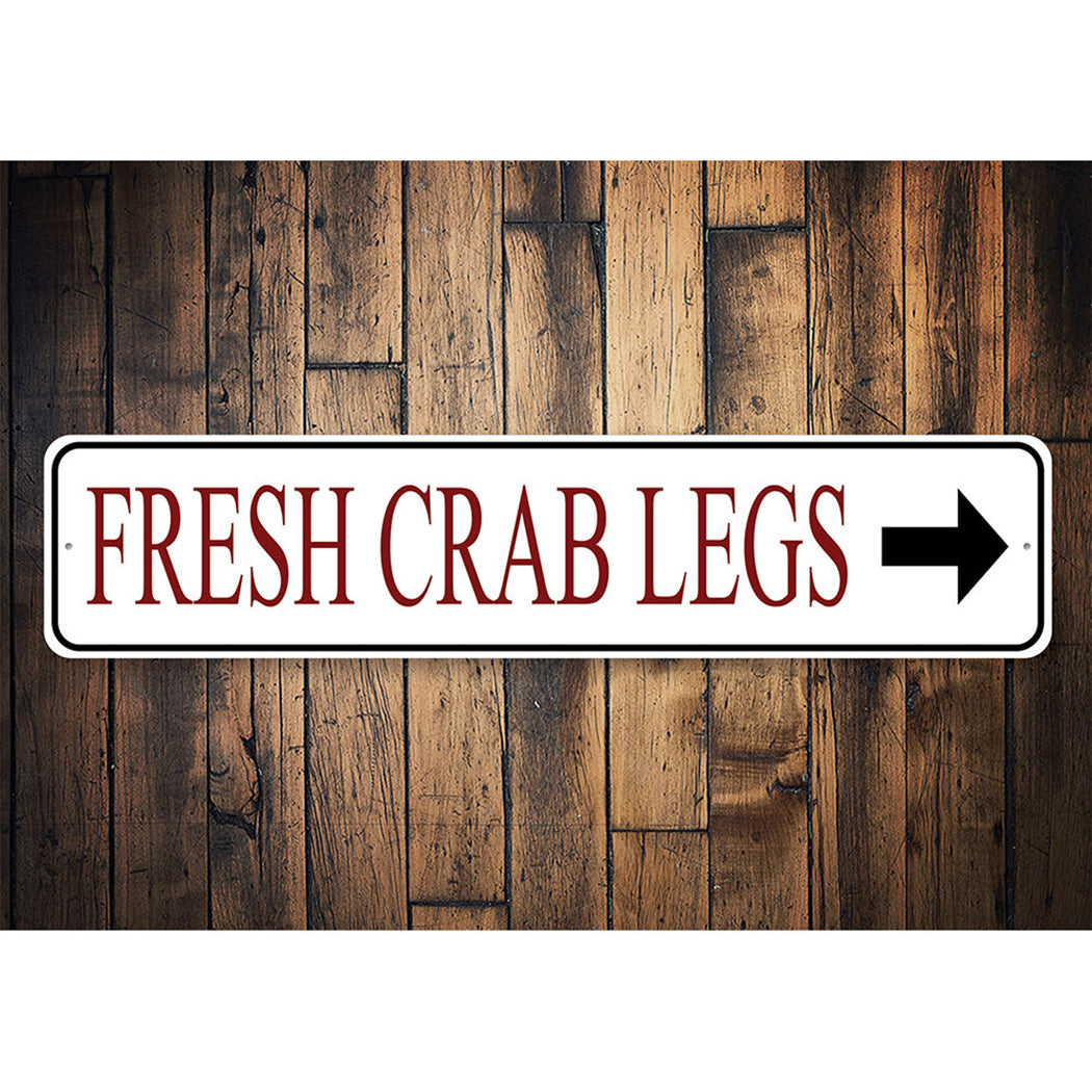 Fresh Crab Legs Sign