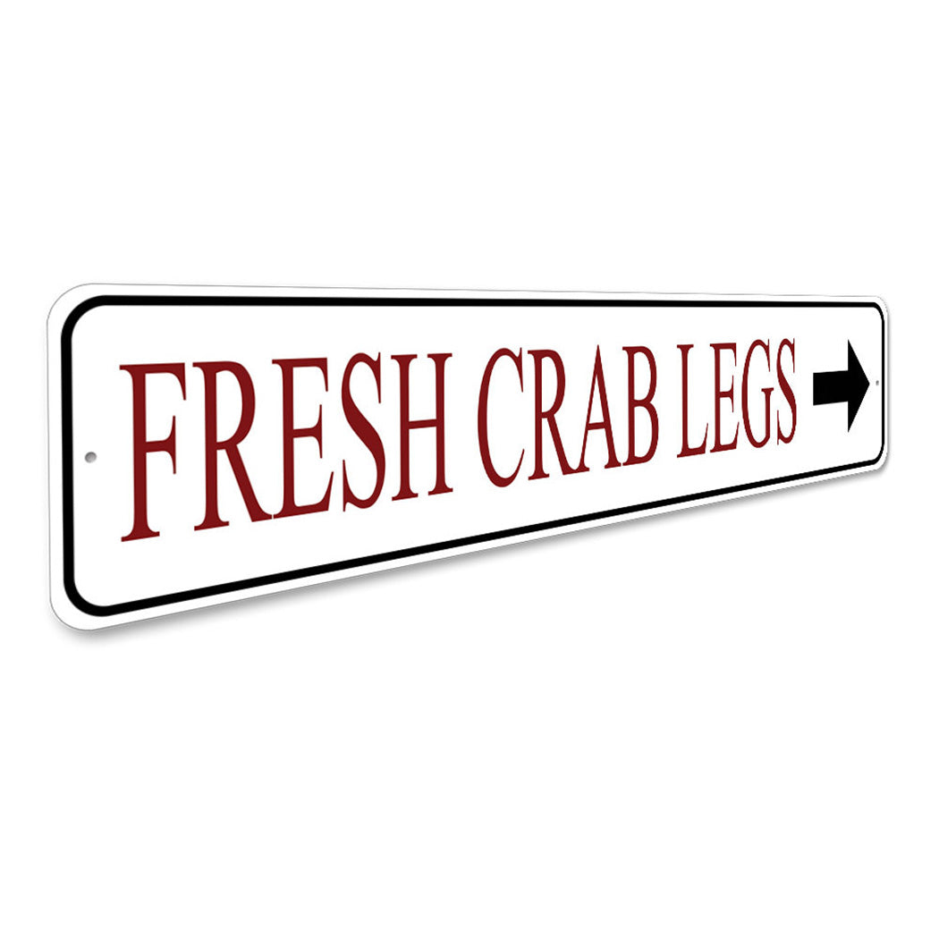 Fresh Crab Legs Sign