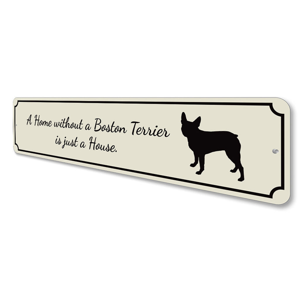 Boston Terrier House Sign