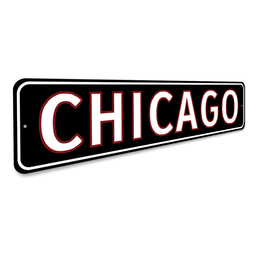 Chicago Metal Novelty Sign