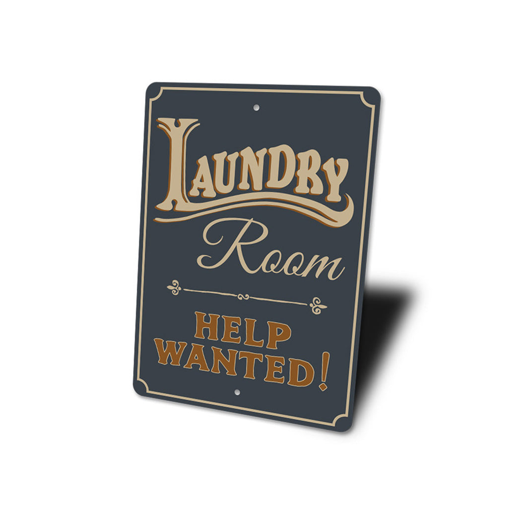 Help Wanted Laundry Sign