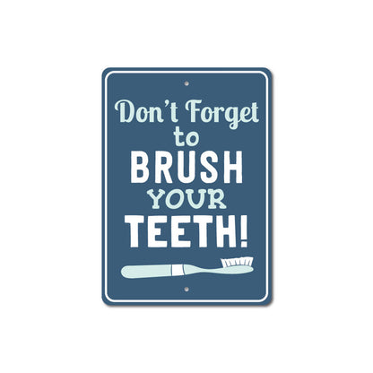 Teeth Brushing Sign