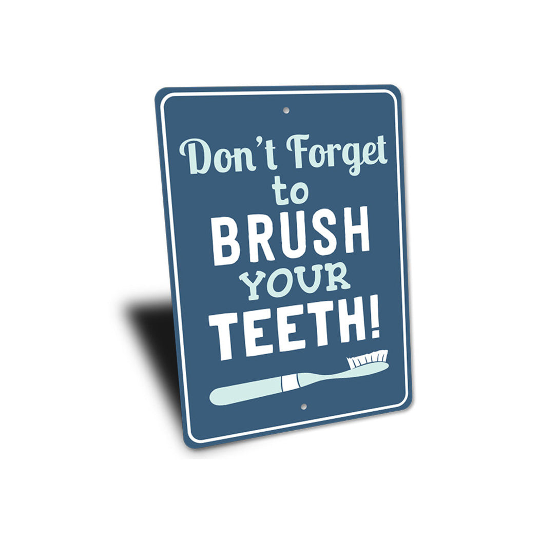 Teeth Brushing Sign