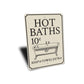 Hot Baths Sign