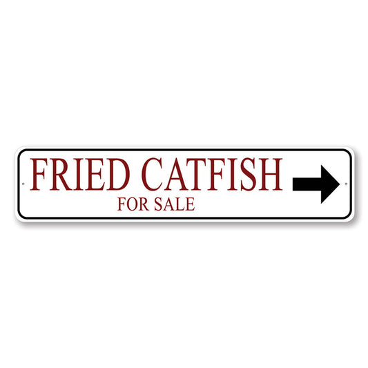 Fried Catfish For Sale Seafod Sign