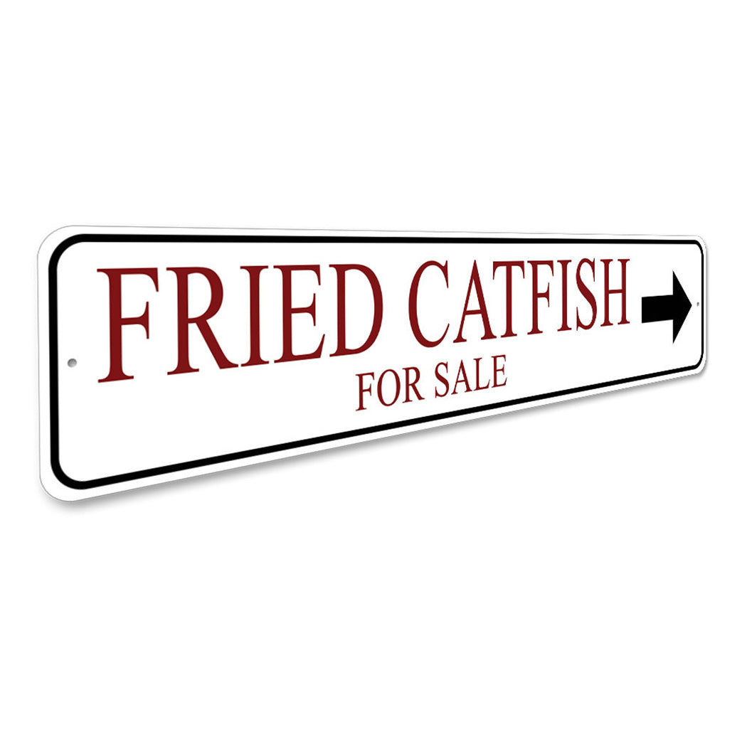 Fried Catfish For Sale Seafod Sign