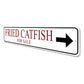 Fried Catfish For Sale Seafod Sign