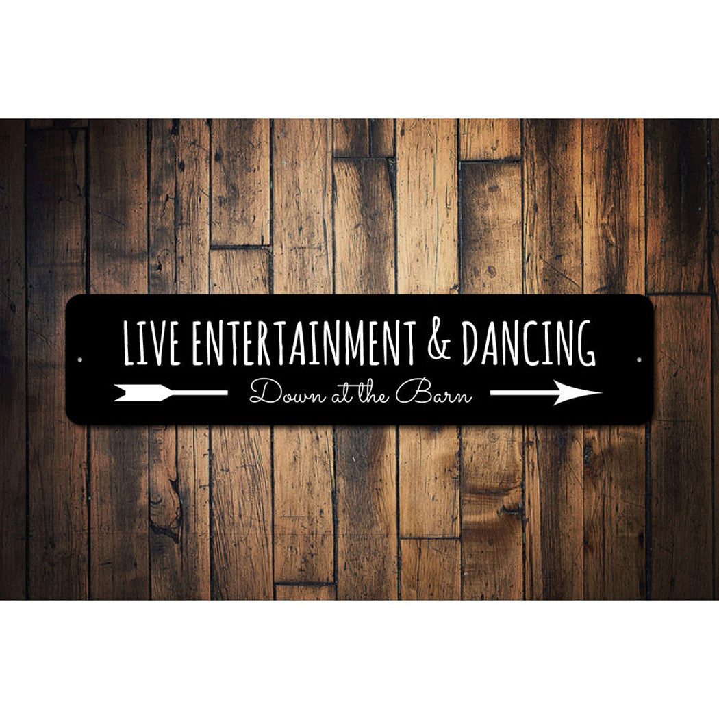 Live Entertainment Sign