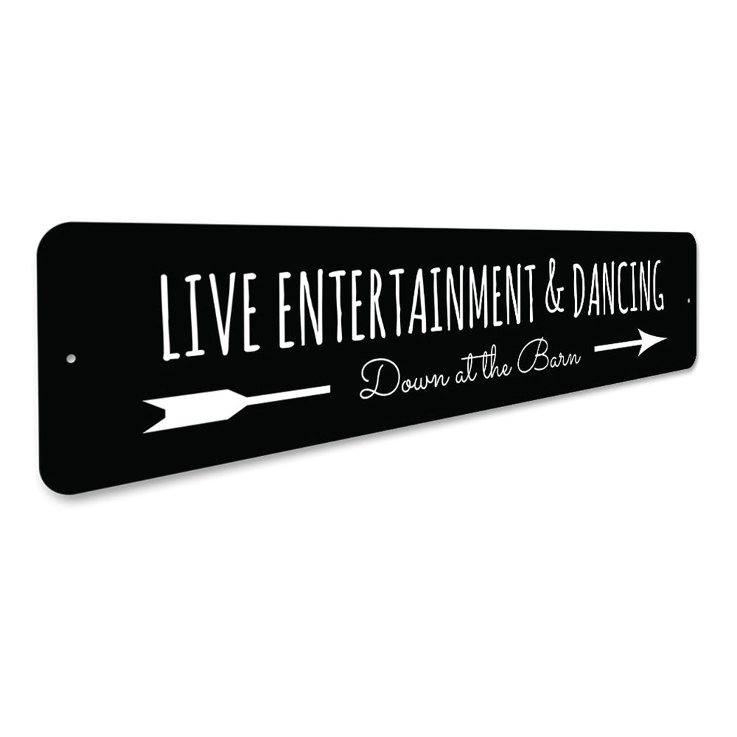 Live Entertainment Sign