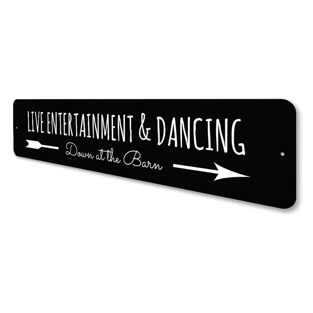 Live Entertainment Sign