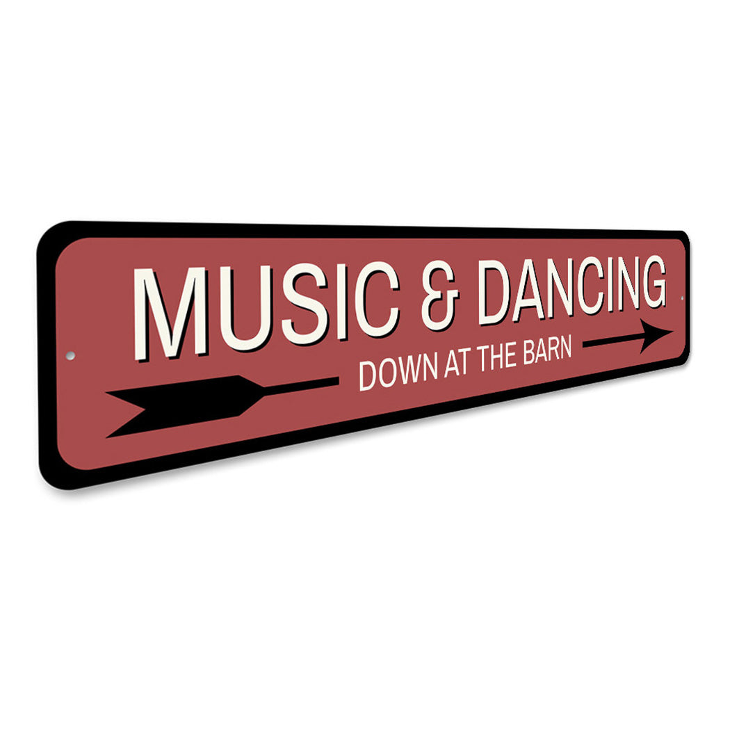 Dancing Barn Sign
