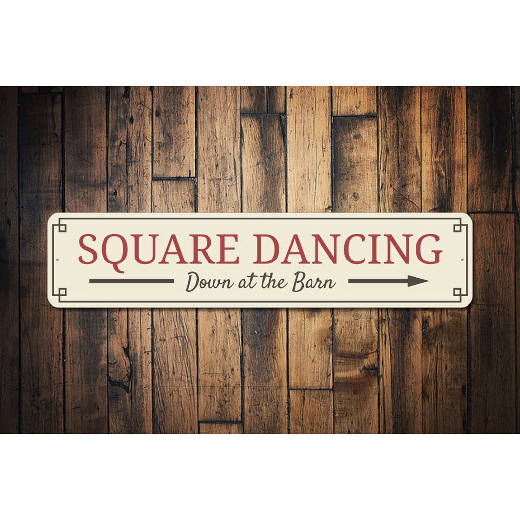 Square Dancing Sign