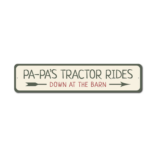 Tractor Rides Sign