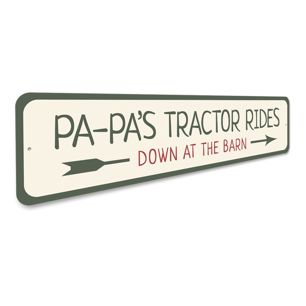 Tractor Rides Sign