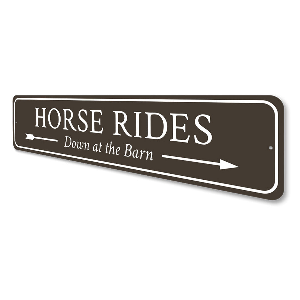 Horse Rides Sign