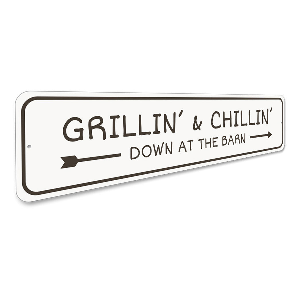 Grilling and Chillin Bar Sign