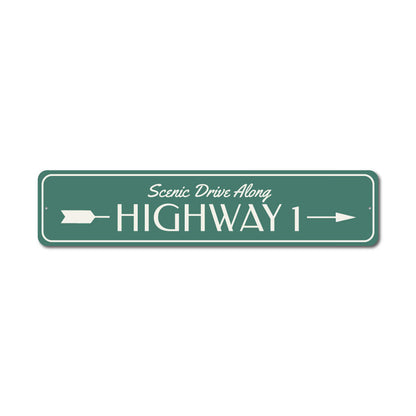 Highway Metal Sign
