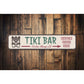 Tiki Mask Arrow Sign