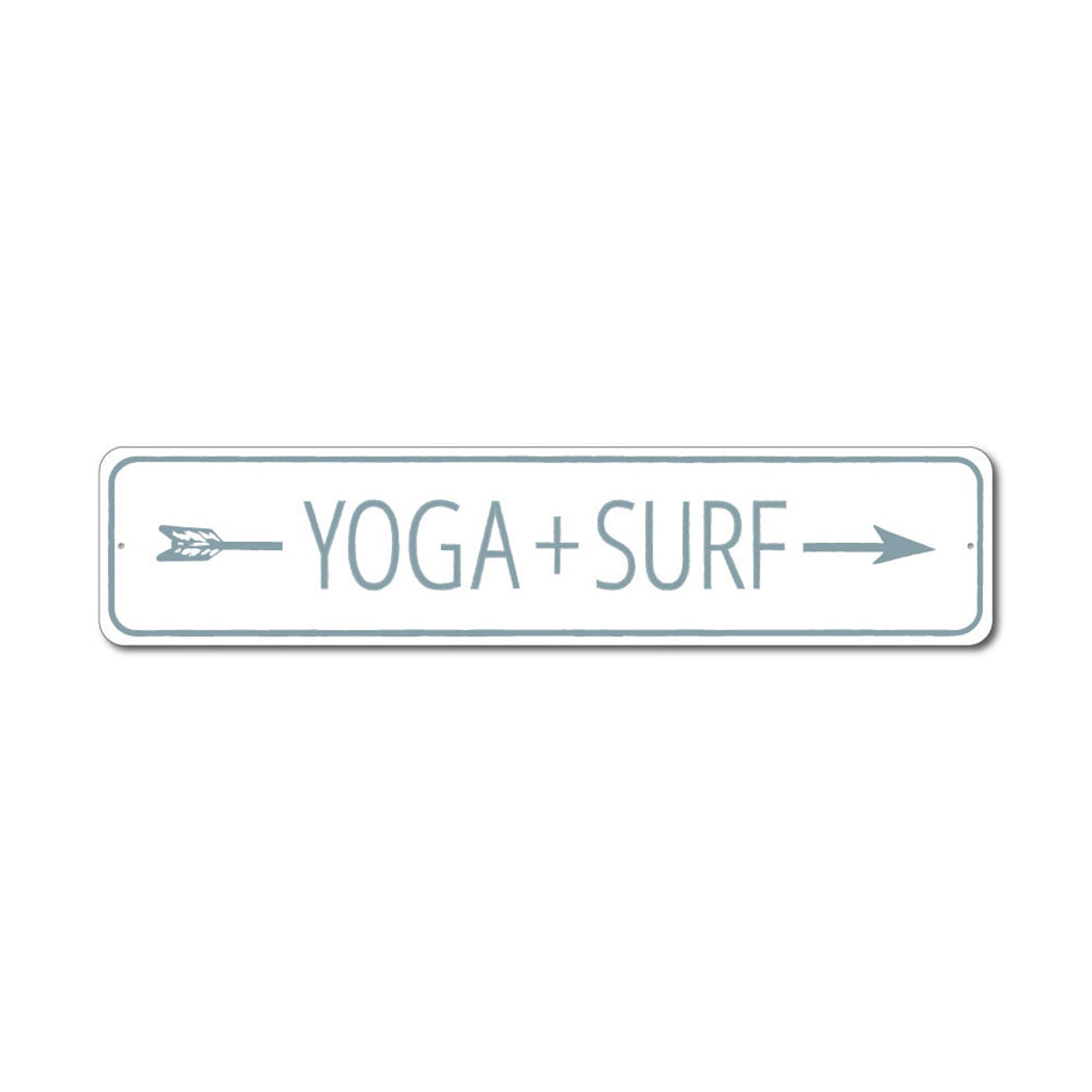 Yoga Metal Sign