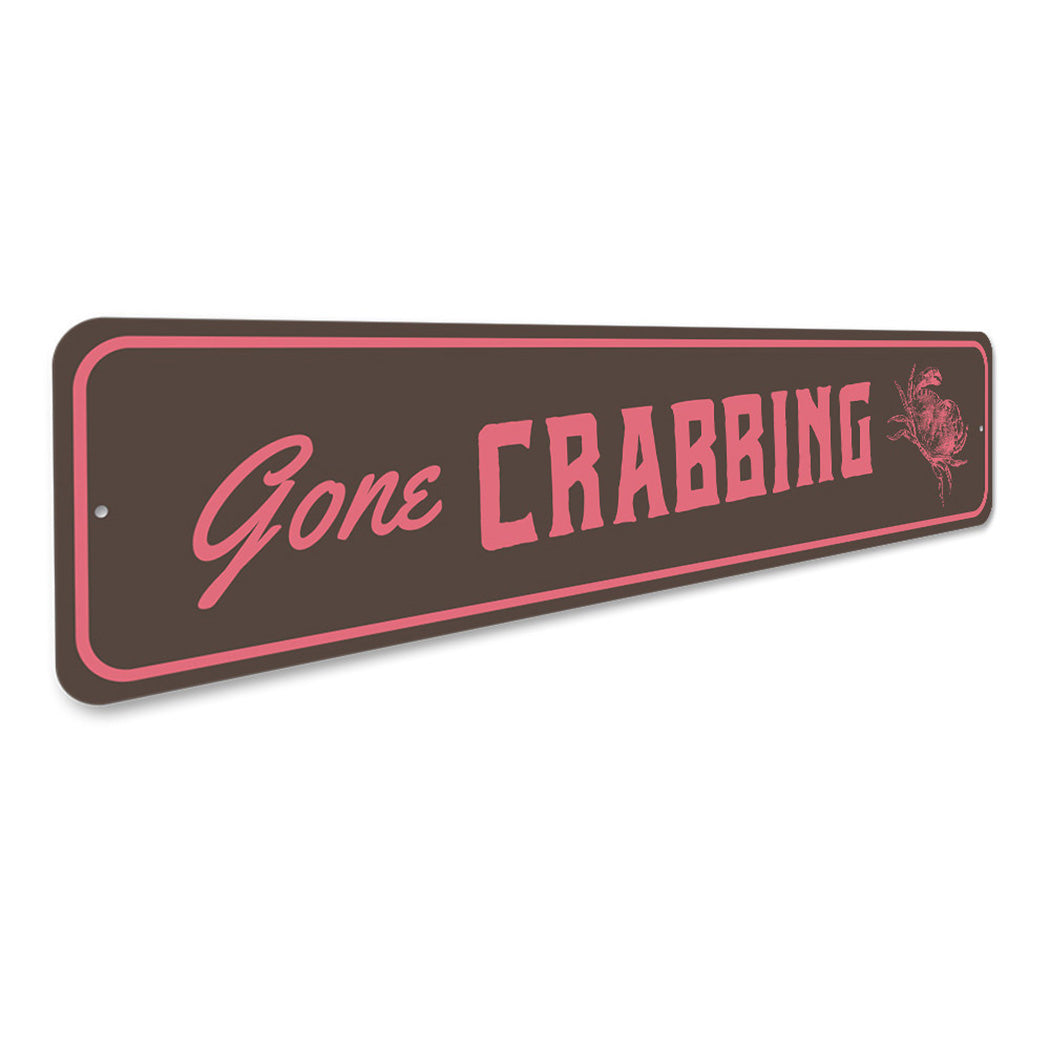 Gone Crabbing Sign