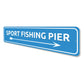 Sport Fishing Pier Sign