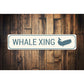 Whale Crossing Sign