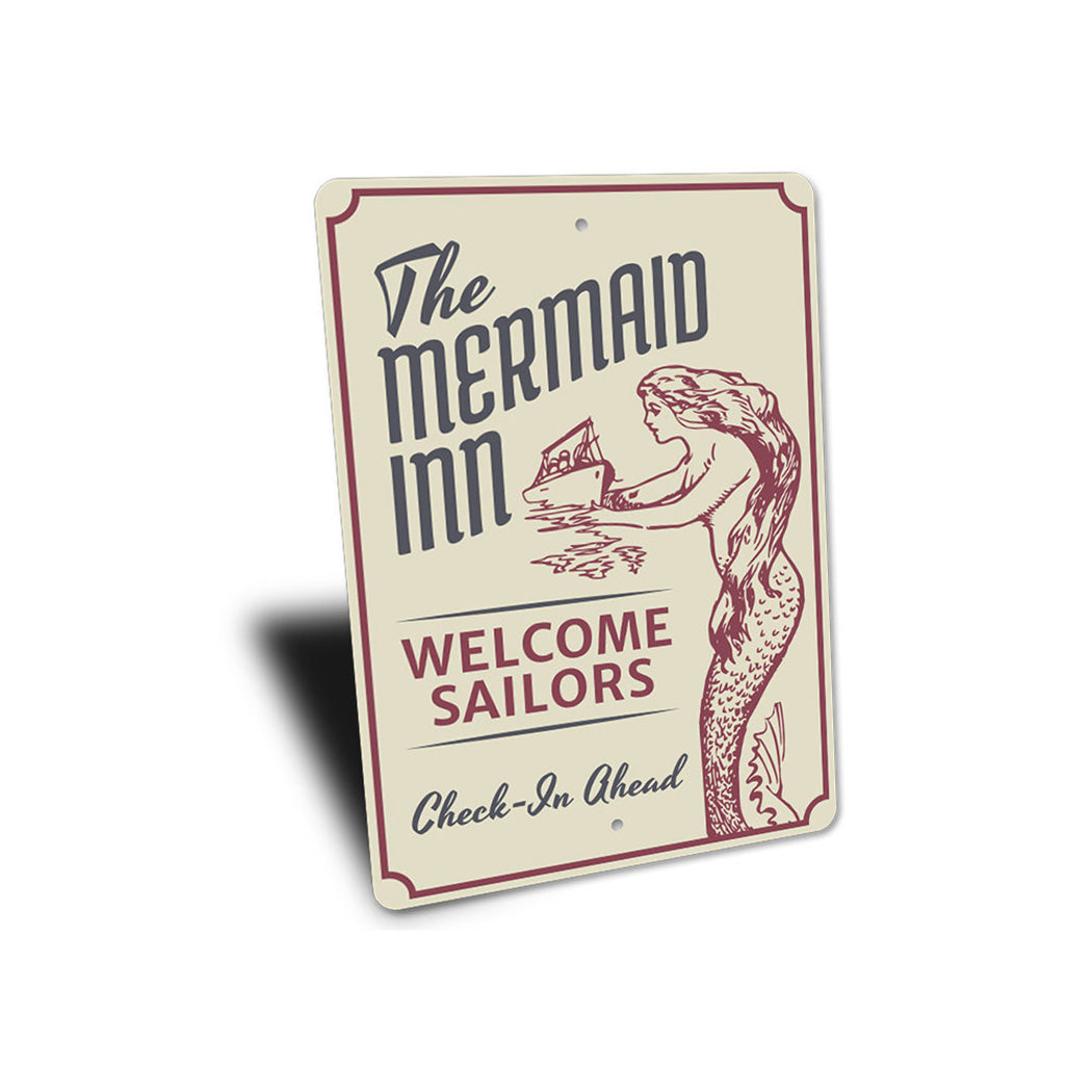 Vintage Mermaid Inn SIgn