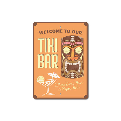 Welcome Tiki bar Sign