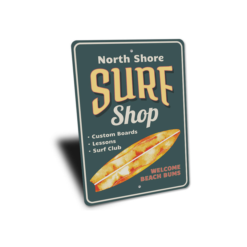 North Shore Surf Shop Sign