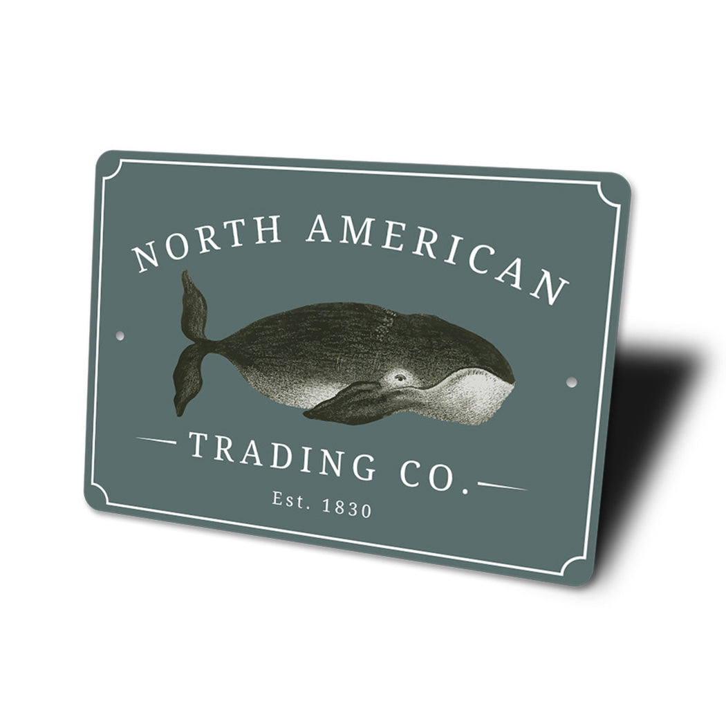 North American Trading Company Sign