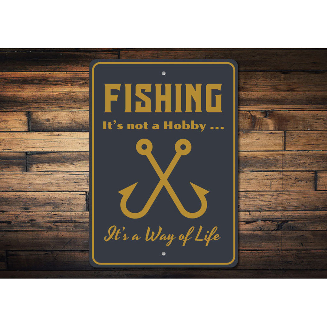 Fishing Hobby Sign