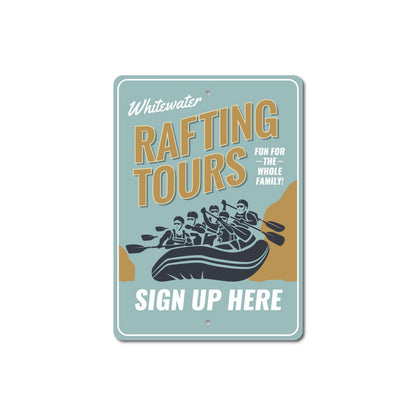 Whitewater Rafting Sign