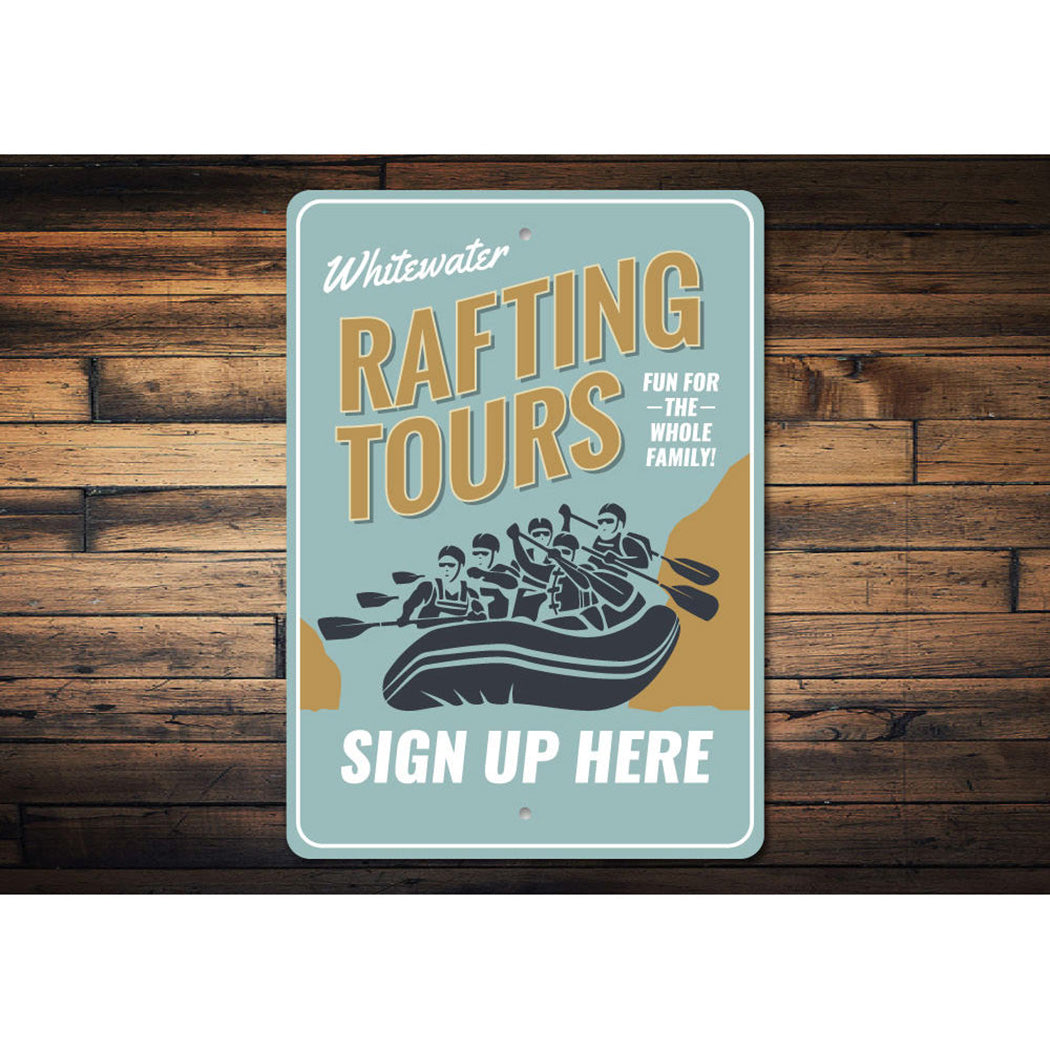 Whitewater Rafting Sign