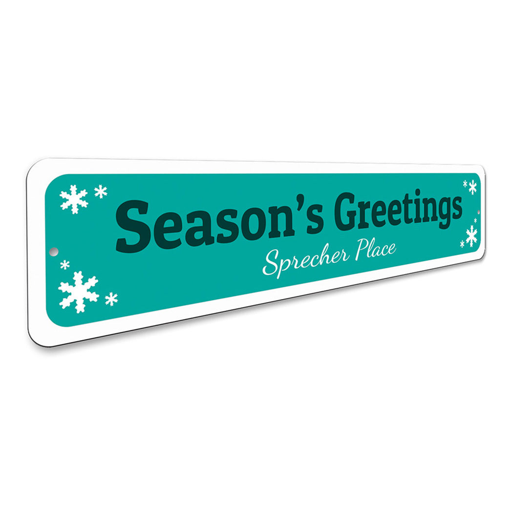 Season's Greetings Sign