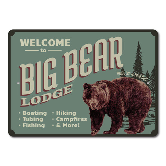 Big Bear Lodge Sign
