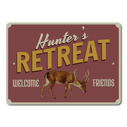 Hunter's Retreat Sign