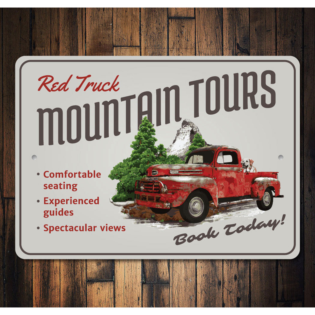 Mountain Tours Sign