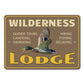 Wilderness Lodge Metal Sign