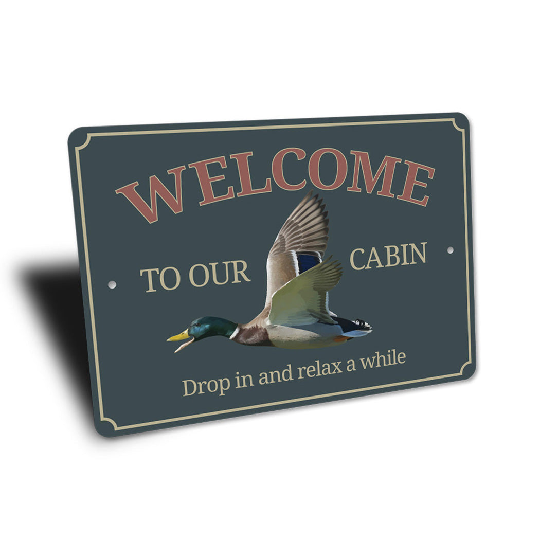 Duck Cabin Sign