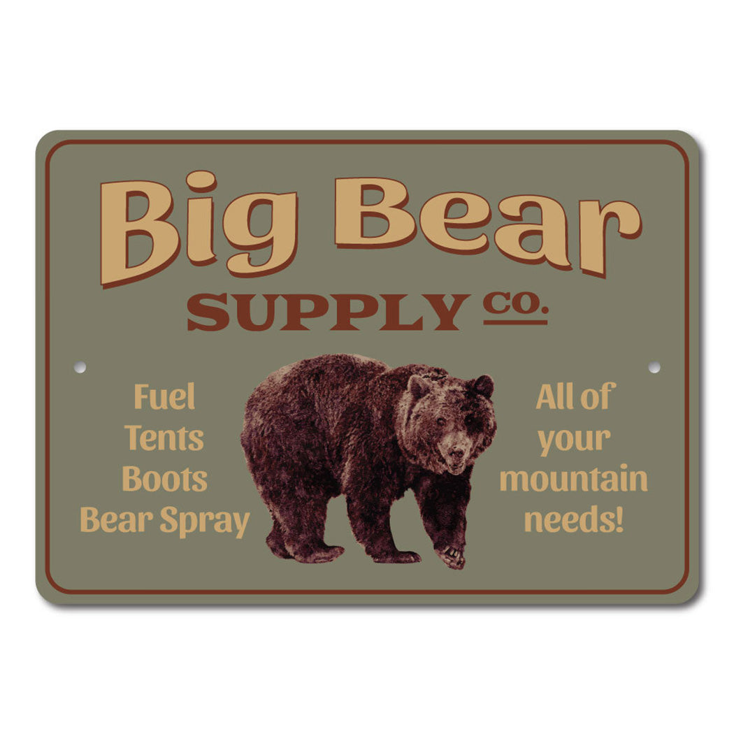 Big Bear Supply Company Sign