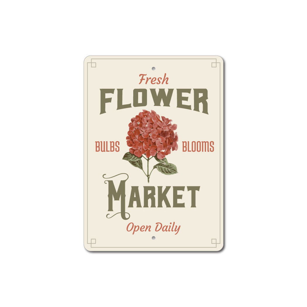 Flower Market Sign