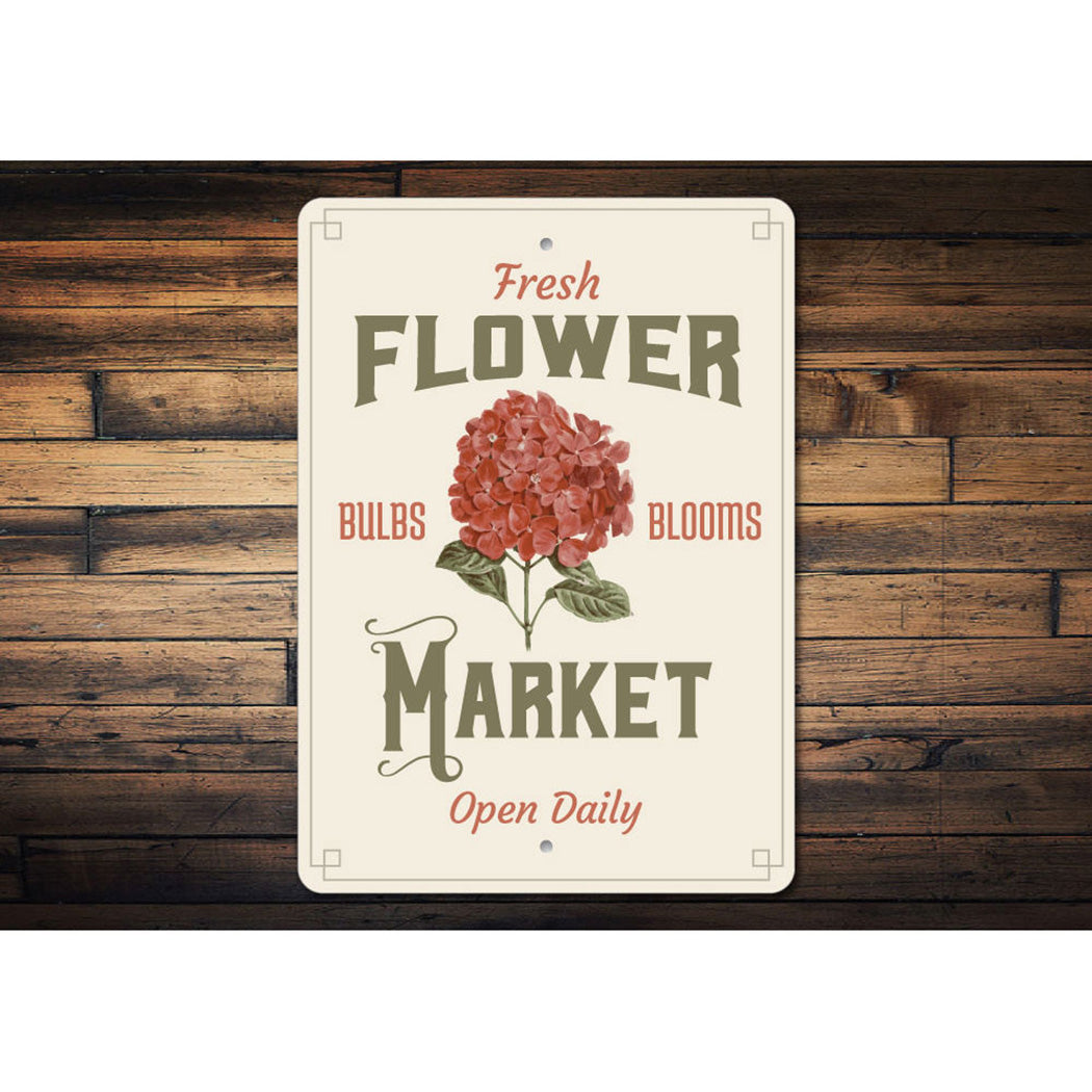 Flower Market Sign