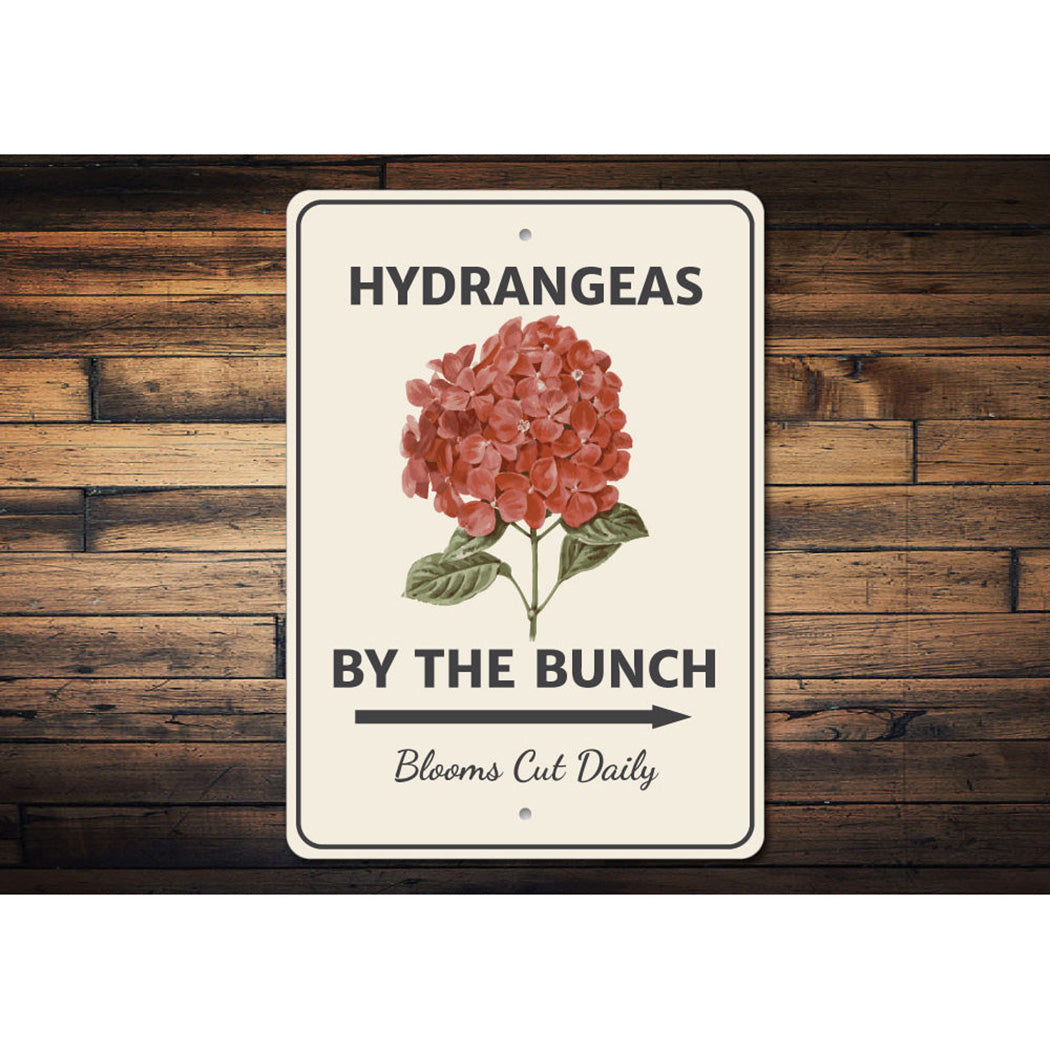 Hydrangeas by the Bunch Sign