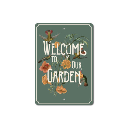 Garden Welcome Sign
