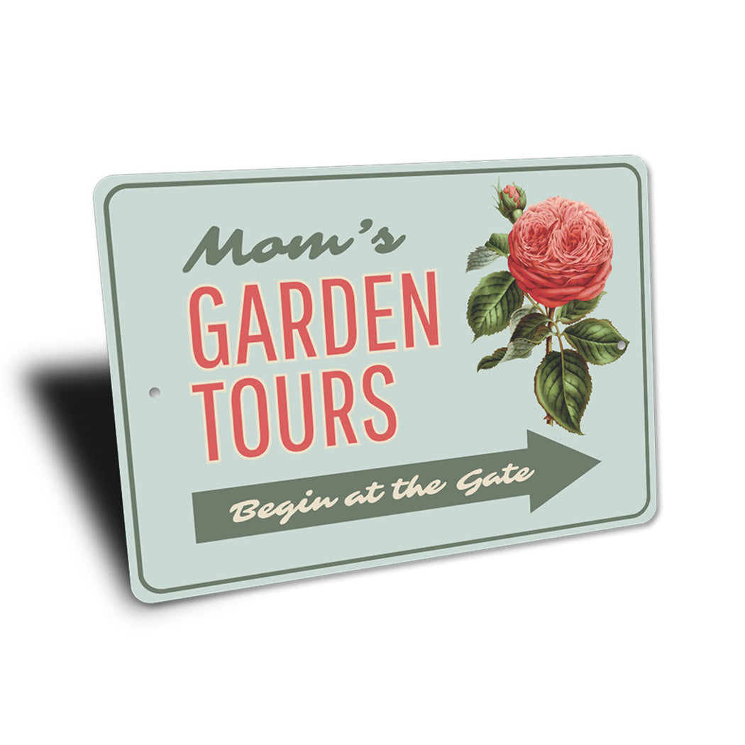 Garden Tours Arrow Sign