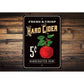 Hard Cider Sign